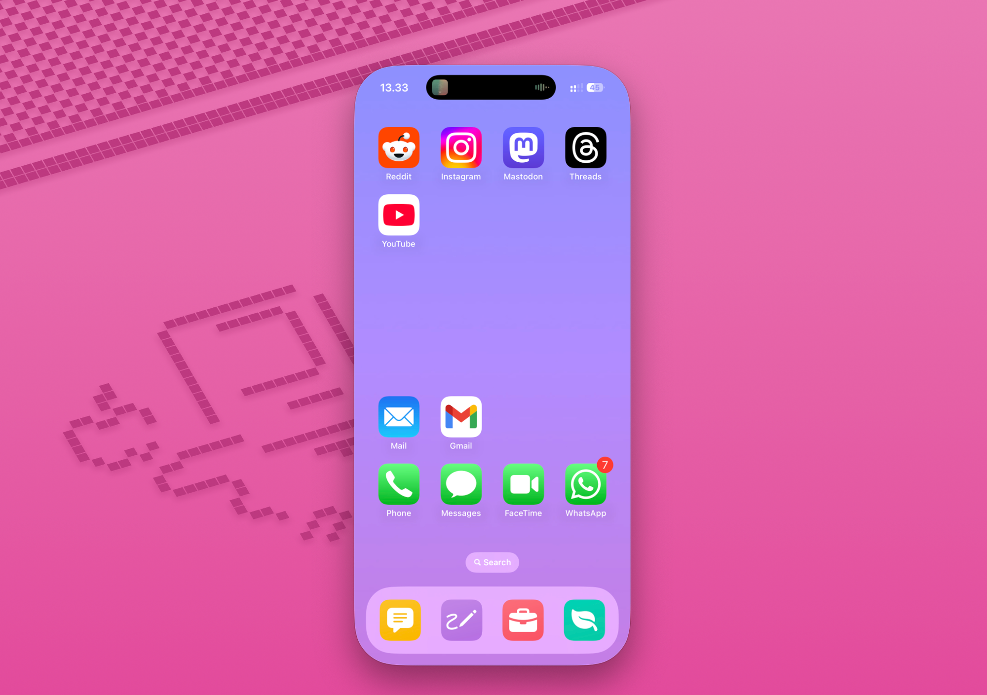 Re-designing my home screen and the way I use my phone