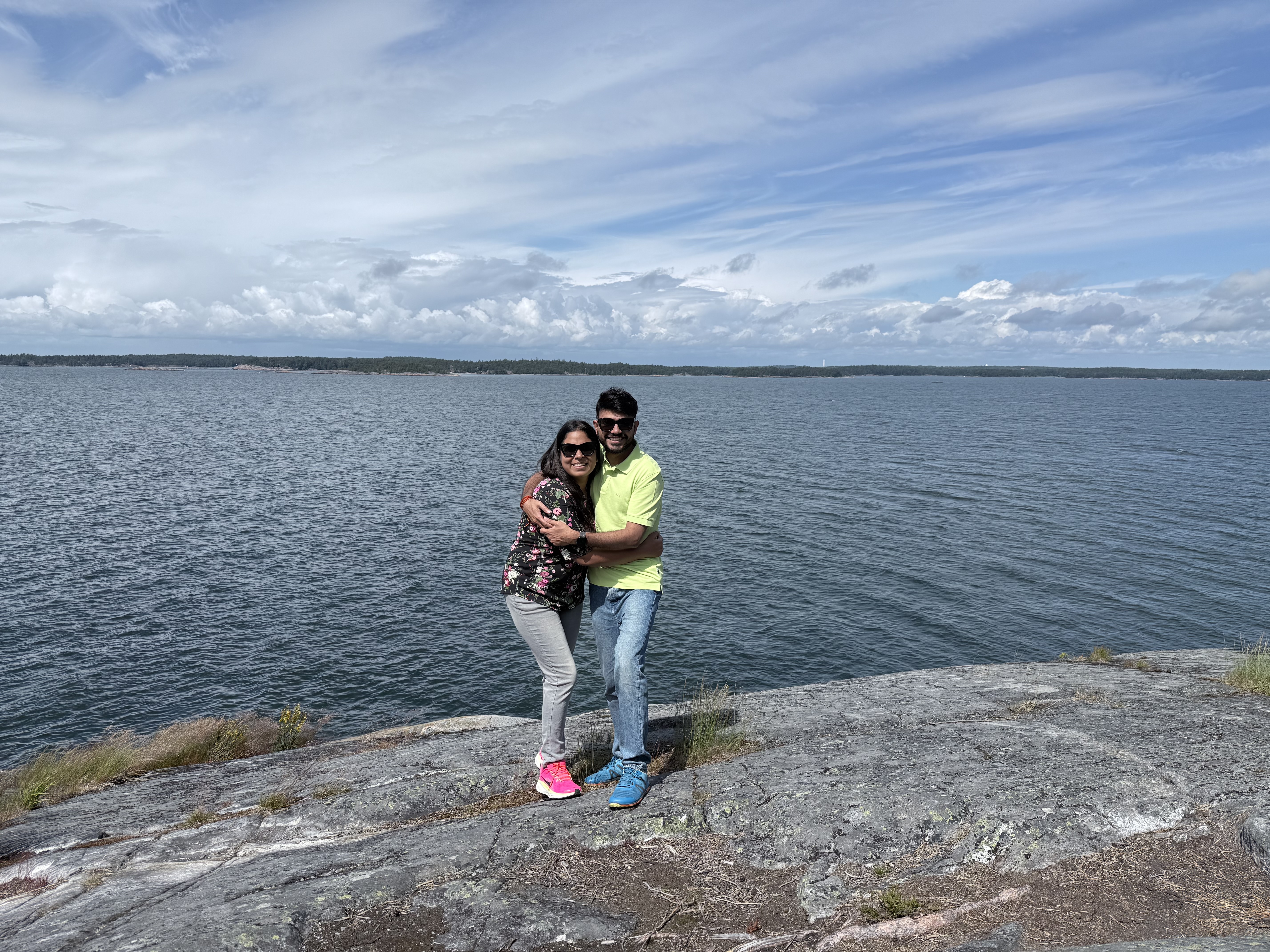 Prerna and me at the spot
