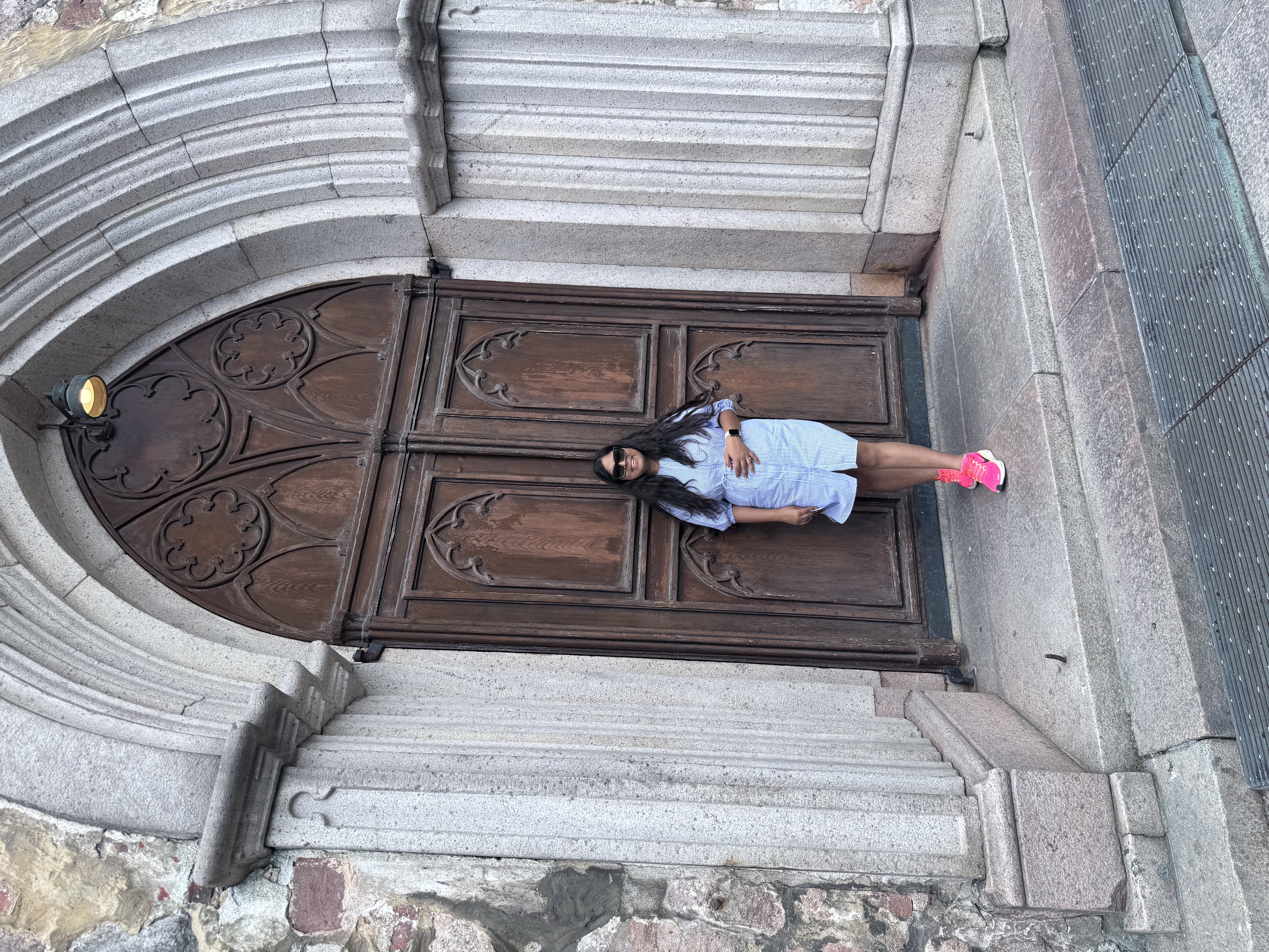 At the gates of the Turku cathedral