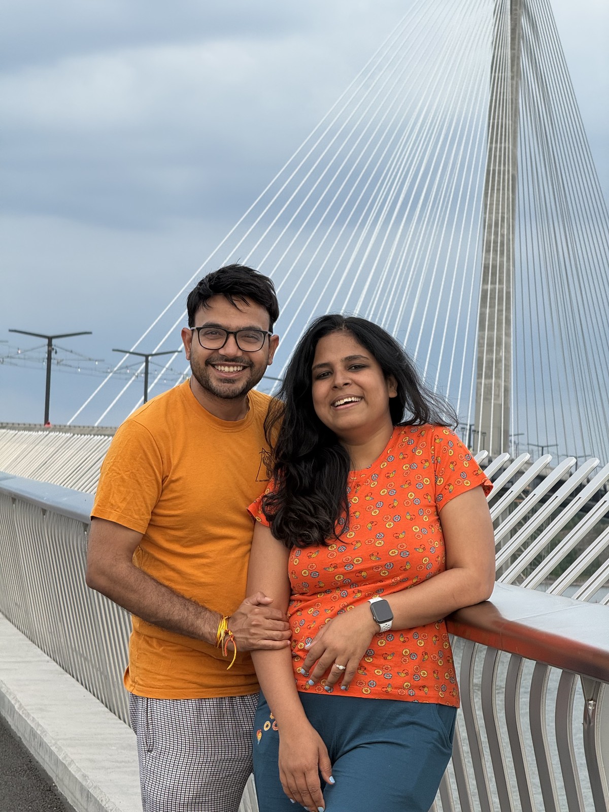 Us at the bridge