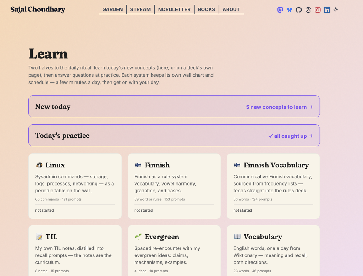 Learn hub