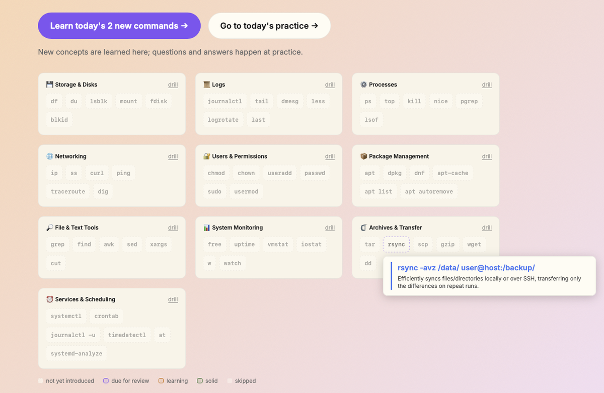 Linux page
