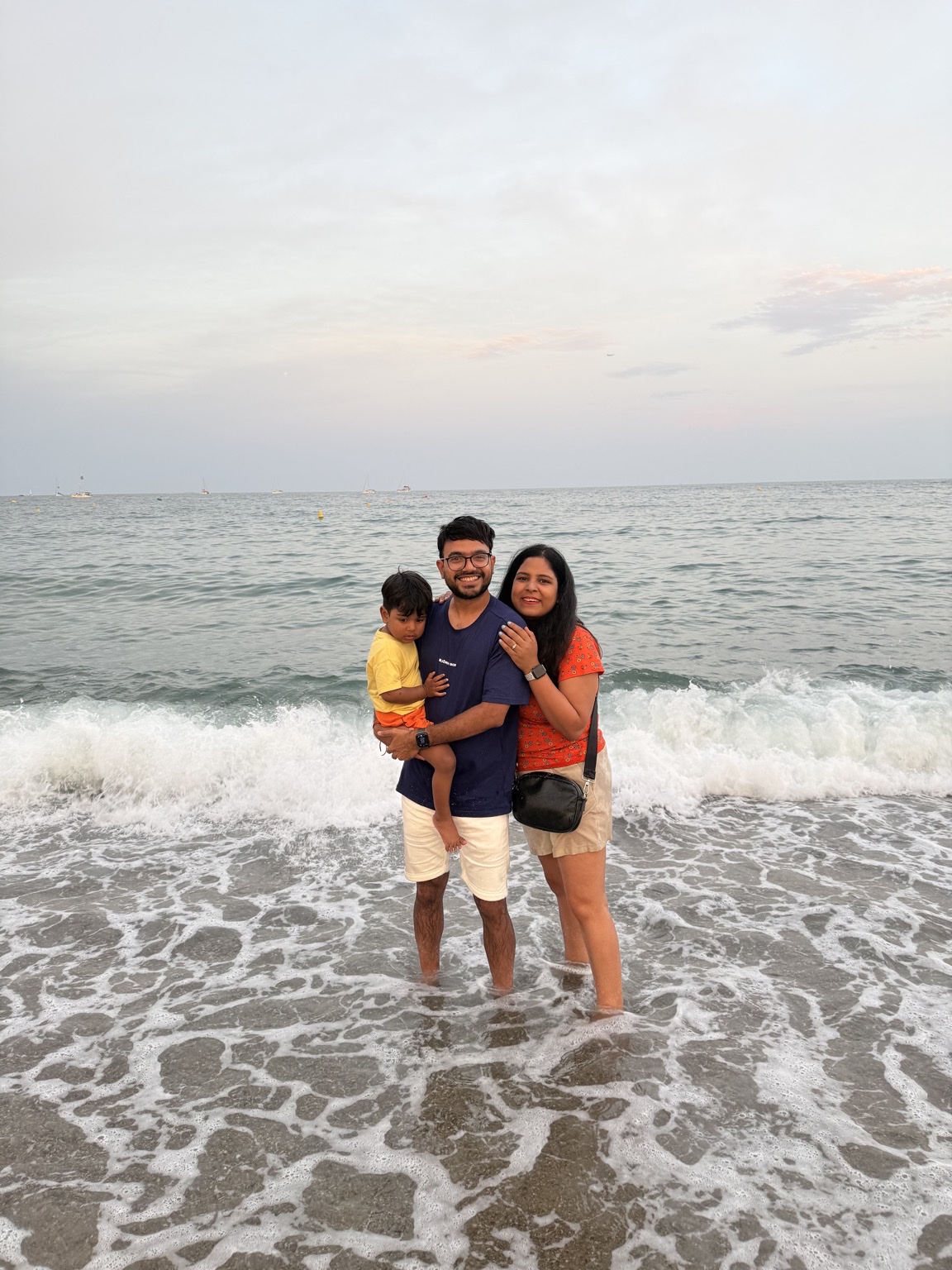 Us at the beach