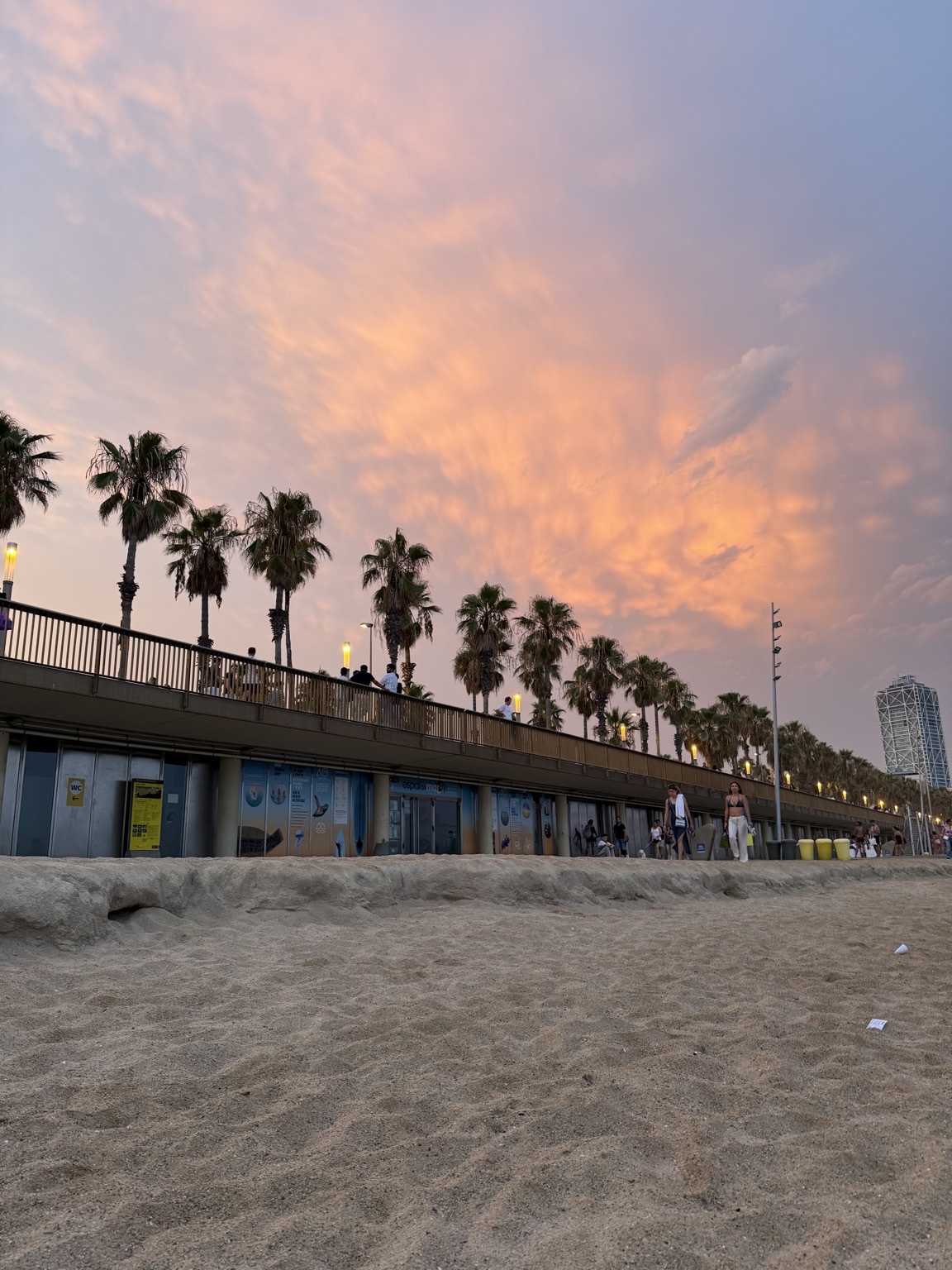 Sunset at the beach