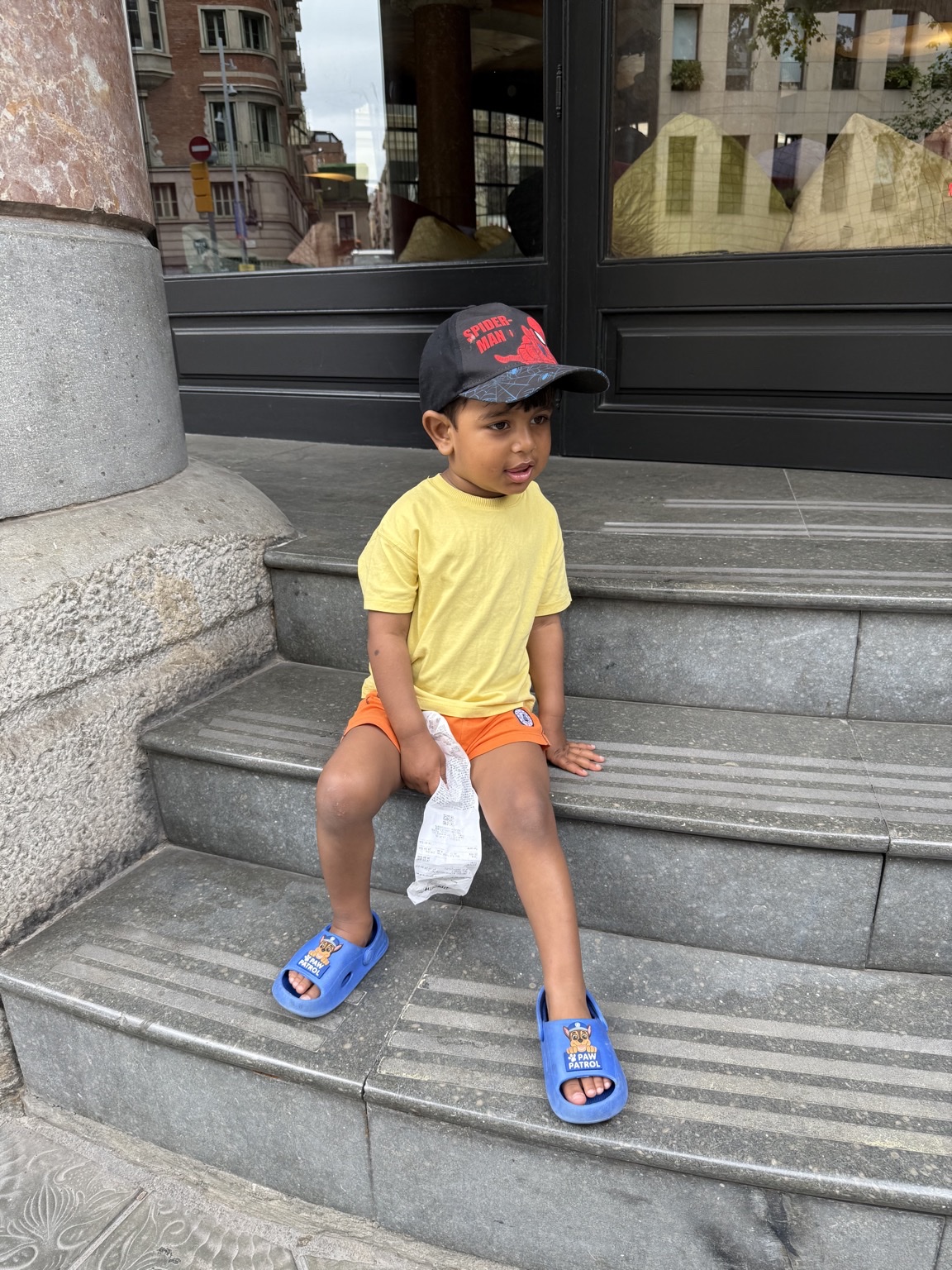 Resting after all the walking