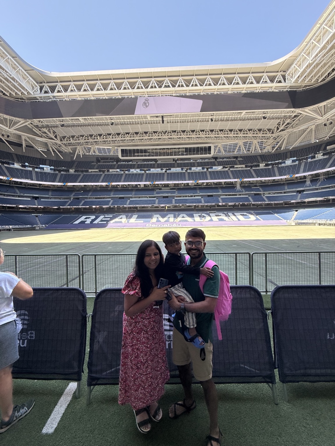 At the stadium