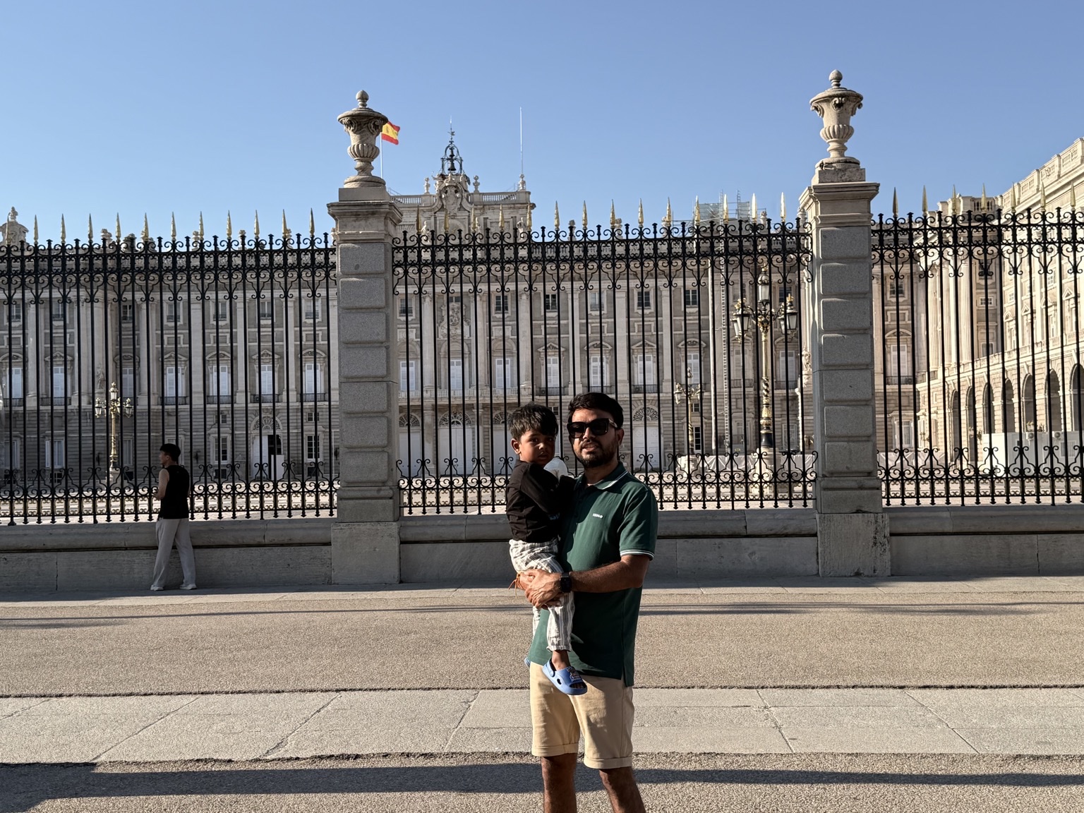 At the palace