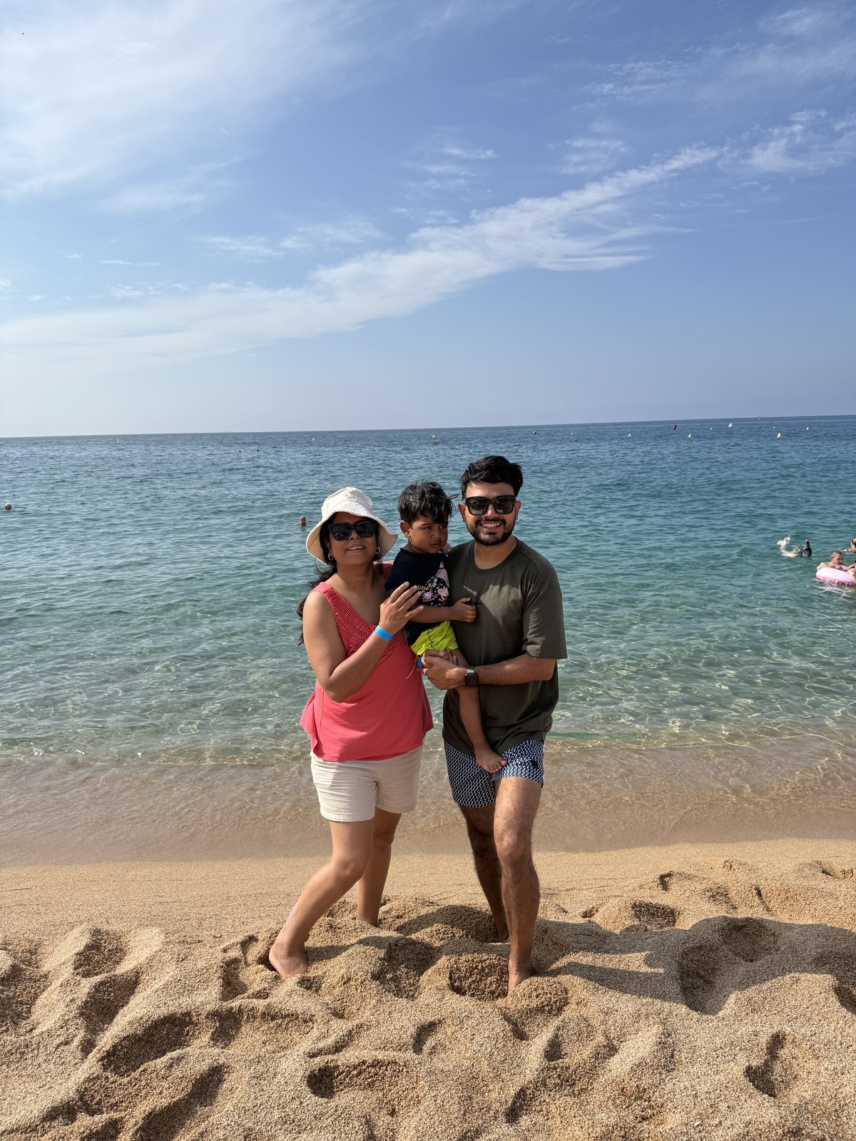 At the beach